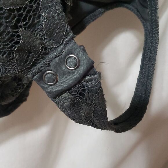 Express. Dark Green Lace Bodysuit Off Shoulder Size MP - Picture 10 of 12